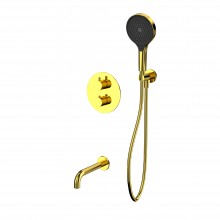 Термостатическая система для ванны скрытого монтажа WHITECROSS Y YSET10TOPGL (золото)