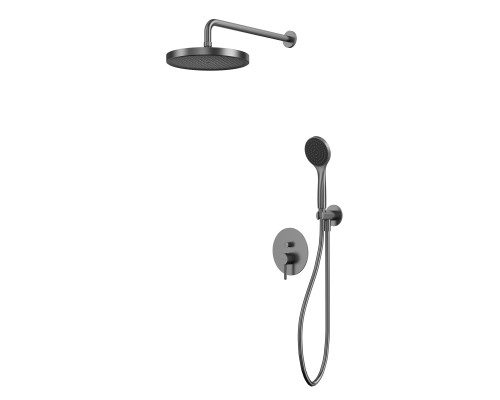 Система для душа скрытого монтажа WHITECROSS Y YSET04BASICGM (оружейная сталь)