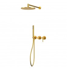 Система для душа скрытого монтажа WHITECROSS Y YSET13GLB (брашированное золото)