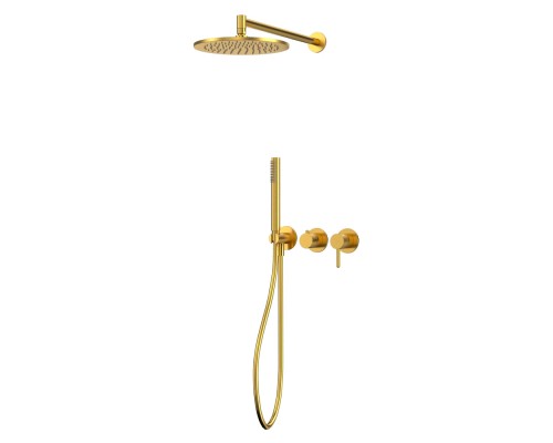 Система для душа скрытого монтажа WHITECROSS Y YSET13GLB (брашированное золото)