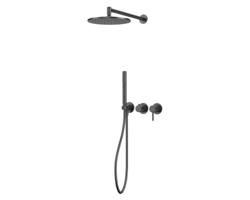 Система для душа скрытого монтажа WHITECROSS Y YSET13GM (оружейная сталь)