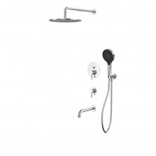 Система для ванны скрытого монтажа WHITECROSS Y YSET07TOPNIB (брашированный никель)