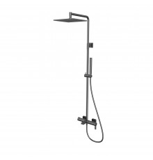 Система для душа наружного монтажа WHITECROSS XT1450GM (оружейная сталь)