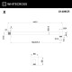 Кронштейн душевой настенный WHITECROSS X1409CR (хром)