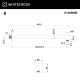 Кронштейн душевой настенный WHITECROSS X1409NIB (брашированный никель)
