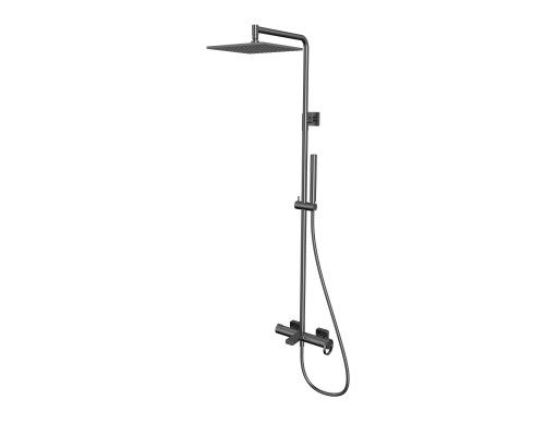 Система для душа наружного монтажа WHITECROSS XO1450GM (оружейная сталь)