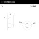 Кронштейн точечный WHITECROSS Y1016NIB (брашированный никель)