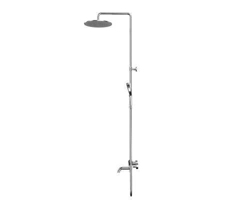 Термостатическая система для ванны наружного монтажа WHITECROSS Y Y1234TOPNIB (брашированный никель)