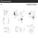 Система для ванны скрытого монтажа WHITECROSS Y YSET07GM (оружейная сталь)