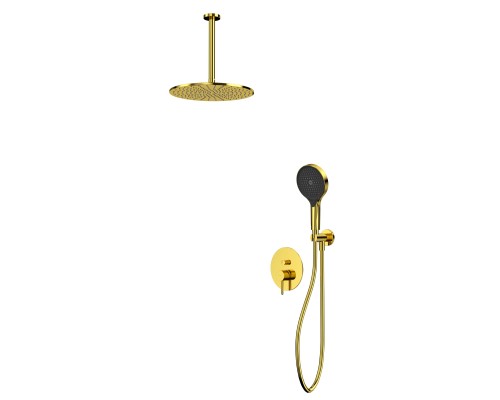 Система для душа скрытого монтажа WHITECROSS Y YSET12TOPGL (золото)