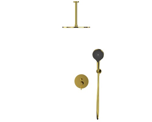 Система для душа скрытого монтажа WHITECROSS Y YSET12TOPGL (золото)