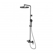 Система для душа наружного монтажа WHITECROSS XT1450BASICGM (оружейная сталь)
