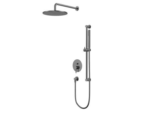 Система для душа скрытого монтажа WHITECROSS Y YSET05GM (оружейная сталь)