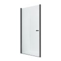 Дверь в нишу NEW TRENDY NEW SOLEO BLACK одинарная 90x195 D-0211A (черный)