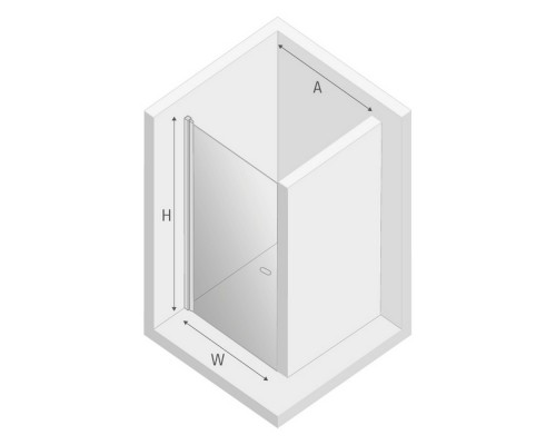 приобрести Дверь в нишу NEW TRENDY NEW SOLEO BLACK одинарная 90x195 D-0211A (черный) в магазине сантехники Elit-san.ru Дверь в нишу NEW TRENDY NEW SOLEO BLACK одинарная 90x195 D-0211A (черный) Elit-san.ru