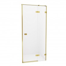 Дверь в нишу NEW TRENDY AVEXA GOLD BRUSHED 110x200 EXK-1721 (брашированное золото)