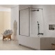 Шторка для ванны NEW TRENDY NEW MODUS BLACK 50x150 EXK-1931-WP (черный) Elit-san.ru
