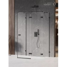 Душевое ограждение NEW TRENDY AVEXA BLACK R 120x120x200 EXK-2654 (черный)