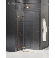 Душевое ограждение NEW TRENDY AVEXA COPPER BRUSHED L 80x110x200 EXK-3609 (брашированная медь)