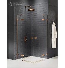 Душевое ограждение NEW TRENDY AVEXA COPPER BRUSHED 90x110x200 EXK-3673 (брашированная медь)