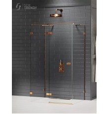 Душевое ограждение NEW TRENDY AVEXA COPPER BRUSHED L 90x90x200 EXK-3698 (брашированная медь)