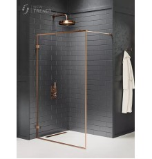 Душевое ограждение NEW TRENDY AVEXA COPPER BRUSHED 90x200 EXK-3798 (брашированная медь)