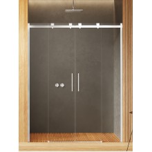 Дверь в нишу NEW TRENDY SOFTI 150x200 EXK-3906 (хром)
