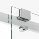 Дверь в нишу NEW TRENDY SOFTI 150x200 EXK-3906 (хром)
