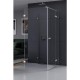 Душевое ограждение NEW TRENDY EVENTA R 100x80x200 EXK-4600 (хром) Elit-san.ru