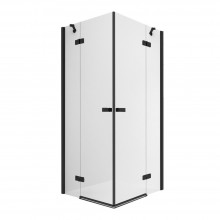 Душевое ограждение NEW TRENDY REFLEXA BLACK 90x110x200 EXK-4980 (черный)
