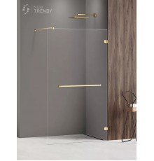 Душевое ограждение NEW TRENDY AVEXA GOLD SHINE 110x200 EXK-7072 (золото)