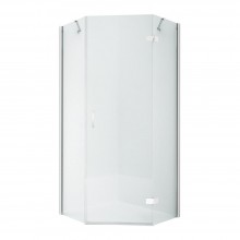 Душевое ограждение NEW TRENDY NEW AZURA R 90x90x195 K-0338 (хром)