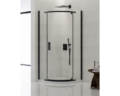 заказать Душевое ограждение NEW TRENDY NEW KOMFORT BLACK 90x90x195 K-0469 (черный) в магазине сантехники Elit-san.ru Душевое ограждение NEW TRENDY NEW KOMFORT BLACK 90x90x195 K-0469 (черный) Elit-san.ru