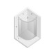 Душевое ограждение NEW TRENDY NEW KOMFORT BLACK 90x90x195 K-0469 (черный) Elit-san.ru