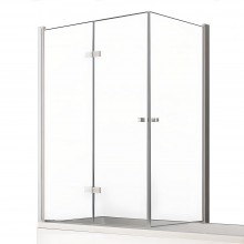 Шторка для ванны NEW TRENDY NEW SOLEO 100x70x140 P-0028/P-0024 L (хром)
