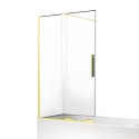 Шторка для ванны NEW TRENDY SMART LIGHT GOLD 100x150 EXK-4304 (светлое золото)