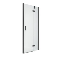 Дверь в нишу NEW TRENDY NEW RENOMA BLACK R 120x195 D-0200A (черный)