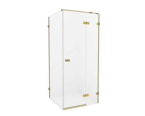 Душевое ограждение NEW TRENDY AVEXA GOLD BRUSHED 90x110x200 EXK-1749 (брашированное золото) Elit-san.ru