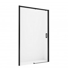 Дверь в нишу NEW TRENDY PRIME BLACK 120х200 L D-0320A (черный)