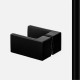 Душевое ограждение NEW TRENDY REFLEXA BLACK R 100x90x200 EXK-4941 (черный) Elit-san.ru