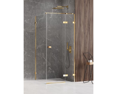 Душевое ограждение NEW TRENDY AVEXA GOLD SHINE P 90x90x200 EXK-1661 (золото) Elit-san.ru