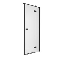 Дверь в нишу NEW TRENDY REFLEXA BLACK R 140x200 EXK-4911 (черный)