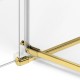 Душевое ограждение NEW TRENDY AVEXA GOLD BRUSHED 120x70x200 EXK-1764 (брашированное золото) Elit-san.ru