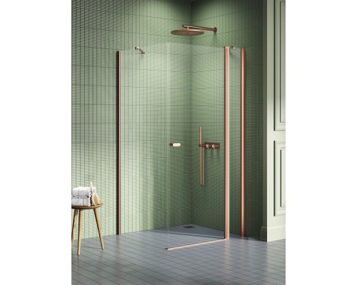 Душевое ограждение NEW TRENDY NEW SOLEO COPPER BRUSHED 90x80x195 K-1984 (брашированная медь) Elit-san.ru