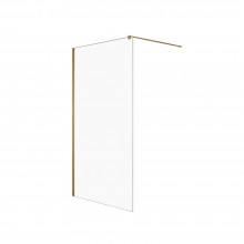 Душевое ограждение NEW TRENDY VELIO GOLD SATIN 80x200 D-0189B (брашированное золото)