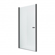 Дверь в нишу NEW TRENDY NEW SOLEO BLACK одинарная 80x195 D-0210A (черный)