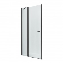 Дверь в нишу NEW TRENDY NEW SOLEO BLACK одинарная 90x195 D-0241A (черный)