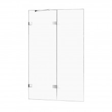 Шторка для ванны NEW TRENDY AVEXA 100x150 EXK-1954 L (хром)