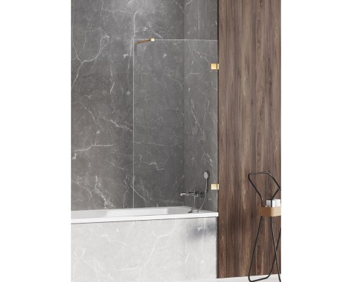 заказать Шторка для ванны NEW TRENDY AVEXA GOLD SHINE 90x150 EXK-2174-WP (золото) в магазине сантехники Elit-san.ru Шторка для ванны NEW TRENDY AVEXA GOLD SHINE 90x150 EXK-2174-WP (золото) Elit-san.ru