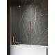 Шторка для ванны NEW TRENDY SMART GOLD BRUSHED 100x150 EXK-7787-WU (брашированное золото)